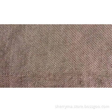 Interlock 100% polyester brushed knitted fabric